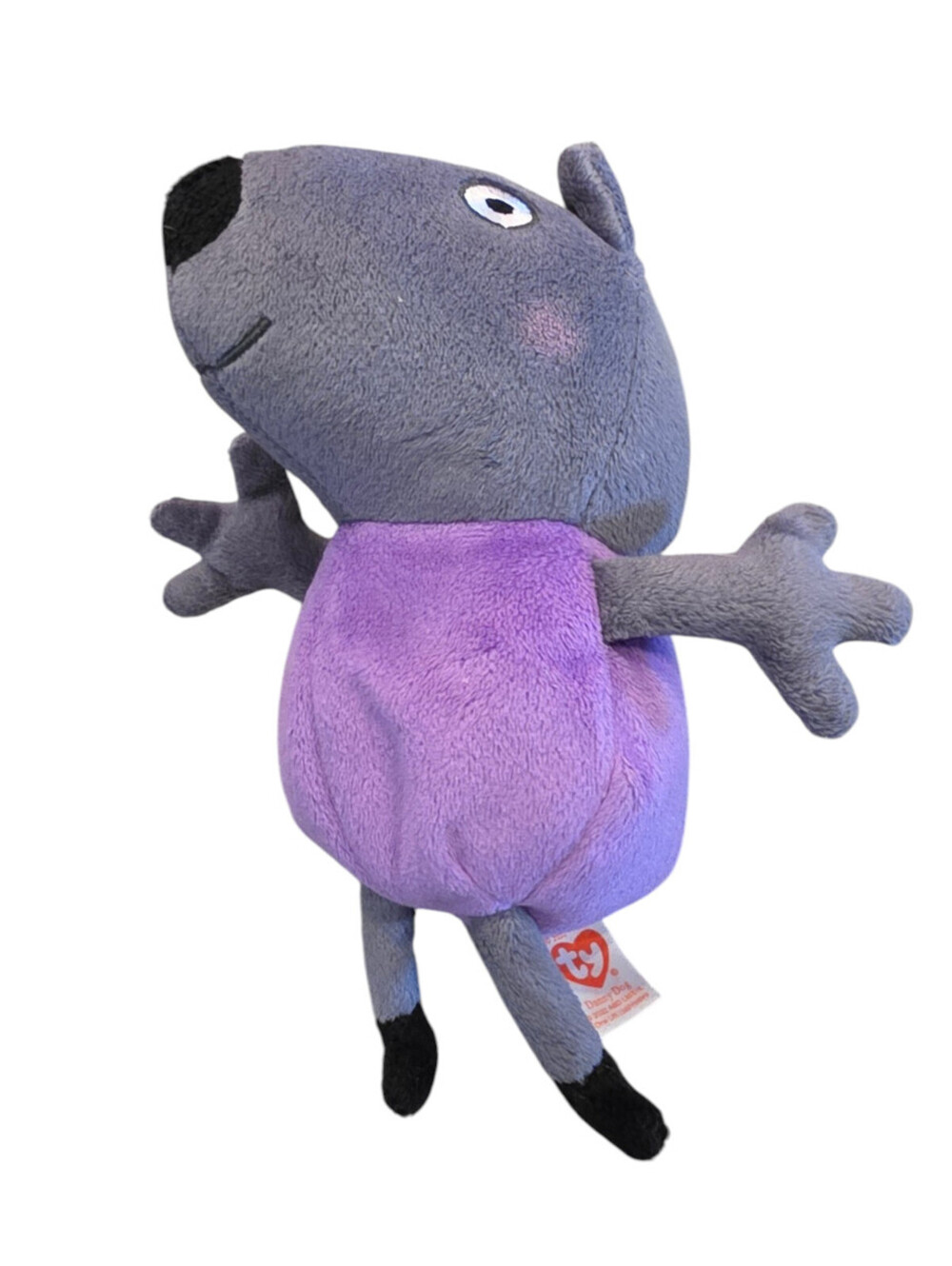 Ty Beanie Baby Peppa Pig Danny Dog 9" Plush No Tags Collectible Soft Toy